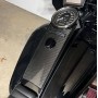 Carbon dash insert for Harley Road King