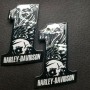 #1 Eagle black\white tank emblems for Harley