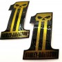 #1 Punisher black\gold tank emblems for Harley