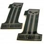 #1 Punisher black\grey tank emblems for Harley