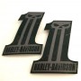 #1 Punisher black\grey tank emblems for Harley