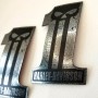 #1 Punisher black\silver tank emblems for Harley