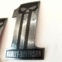 #1 Punisher black\silver tank emblems for Harley