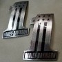 #1 Stars&Stripes black\silver tank emblems for Harley