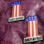 #1 Stars&Stripes color tank emblems for Harley