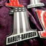 #1 Stars&Stripes grey tank emblems for Harley