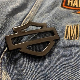 Black tank emblems for Harley