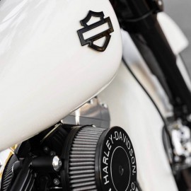 Black tank emblems for Harley