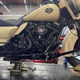 Black tank emblems for Harley