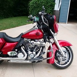 Black tank emblems for Harley