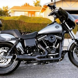 Black tank emblems for Harley