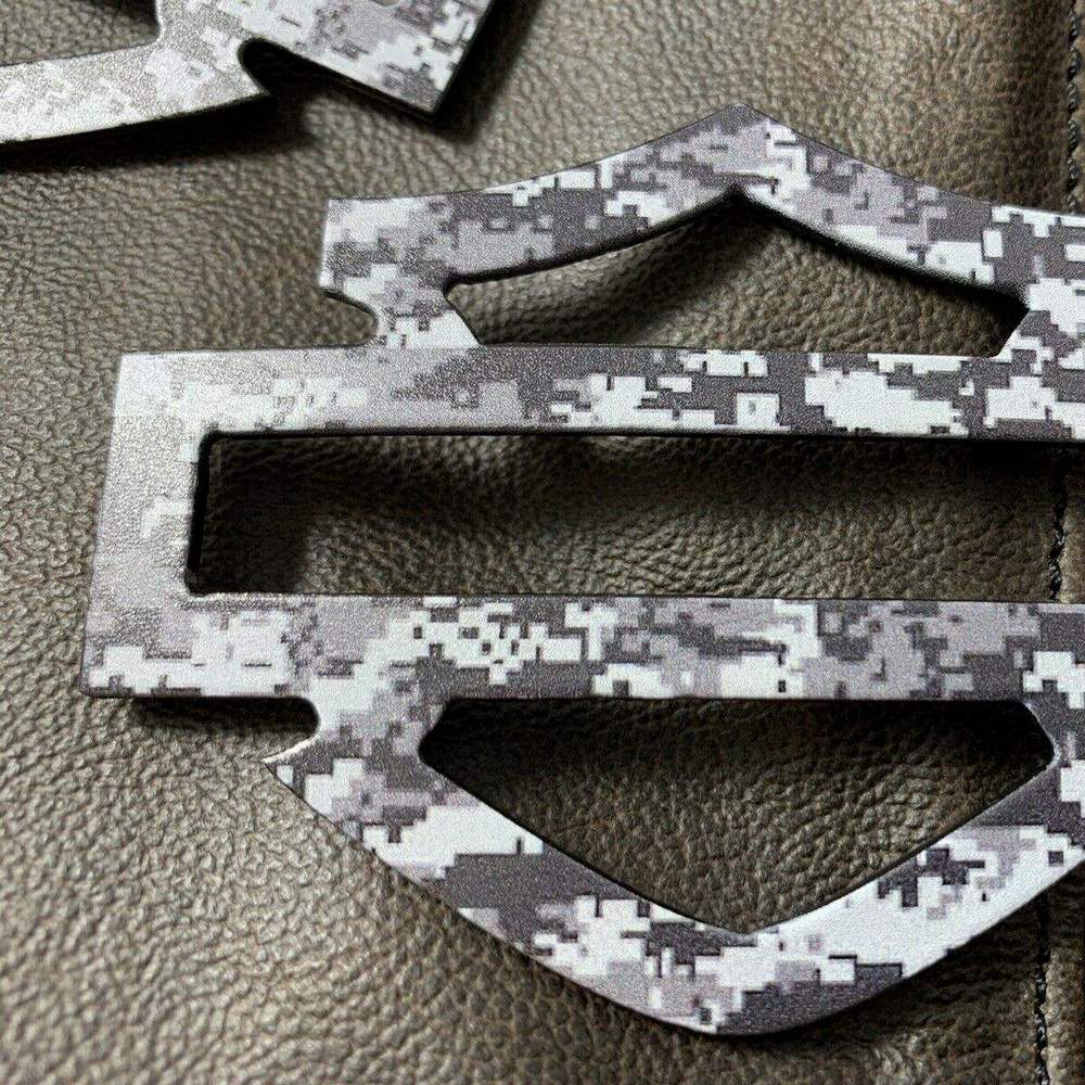 Camo tank emblems for Harley