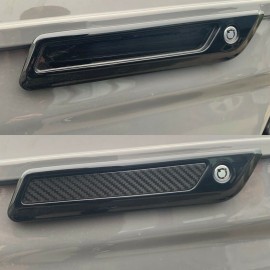 Carbon latch inserts kit for 2014+ Harley Touring bags