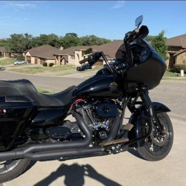 Gold carbon tank emblems for Harley