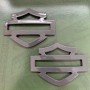 Gunship grey tank emblems for Harley