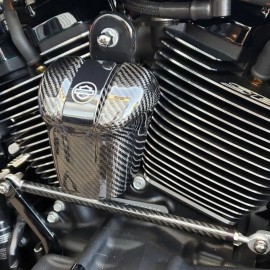 M8 carbon fiber horn cover carbon bracket for Harley M8 carbon fiber horn cover carbon bracket for Harley