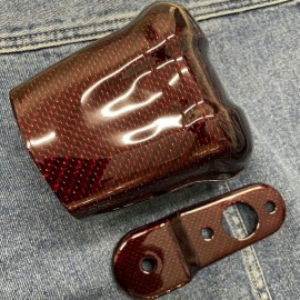 M8 carbon fiber horn cover carbon bracket for Harley M8 carbon fiber horn cover carbon bracket for Harley