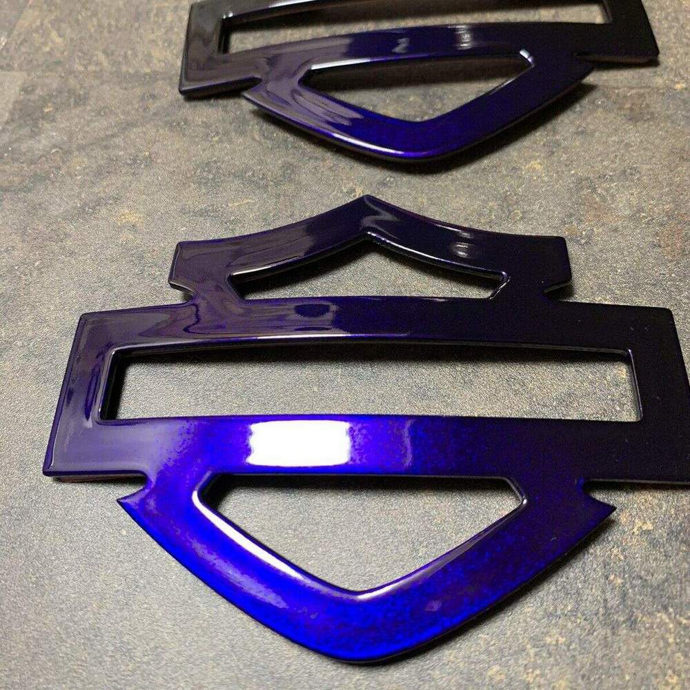 Purple tank emblems for Harley