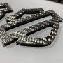 Silver carbon tank emblems for Harley