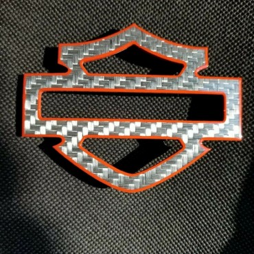 Order custom Orange cvo emblems for Harley Davidson tank | Rebuscustom
