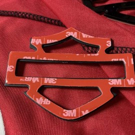 Stainless steel tank emblems for Harley