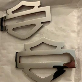 Stainless steel tank emblems for Harley