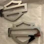 Stainless steel tank emblems for Harley