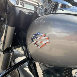 Tactical USA flag tank emblems for Harley