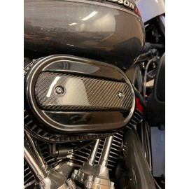 Carbon Ventilator air filter insert for Harley Davidson.