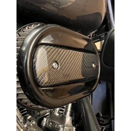 Carbon Ventilator air filter insert for Harley Davidson.