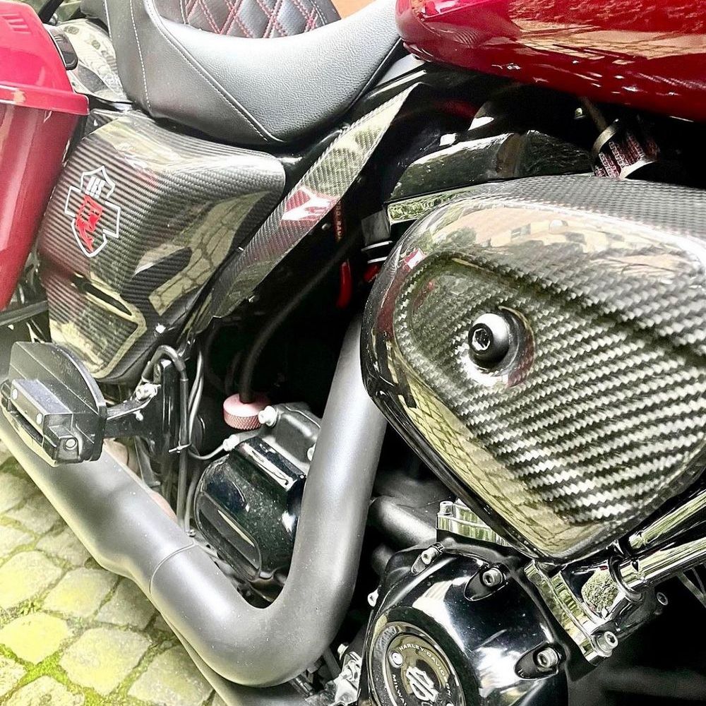 Carbon air filter cover