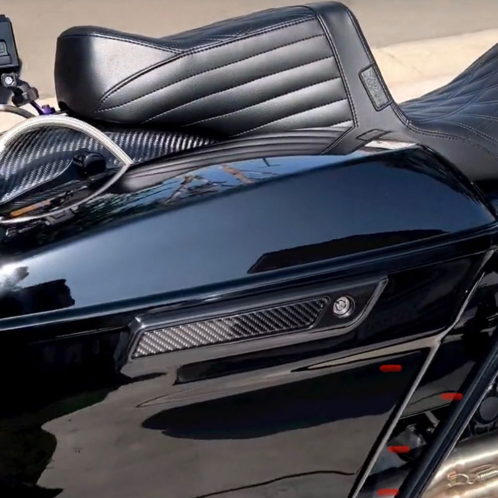 Carbon latch inserts for 2014-2022