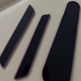 Carbon latch inserts for 2014-2022