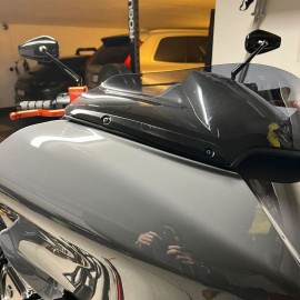 Carbon windshield trims for 2018-2022