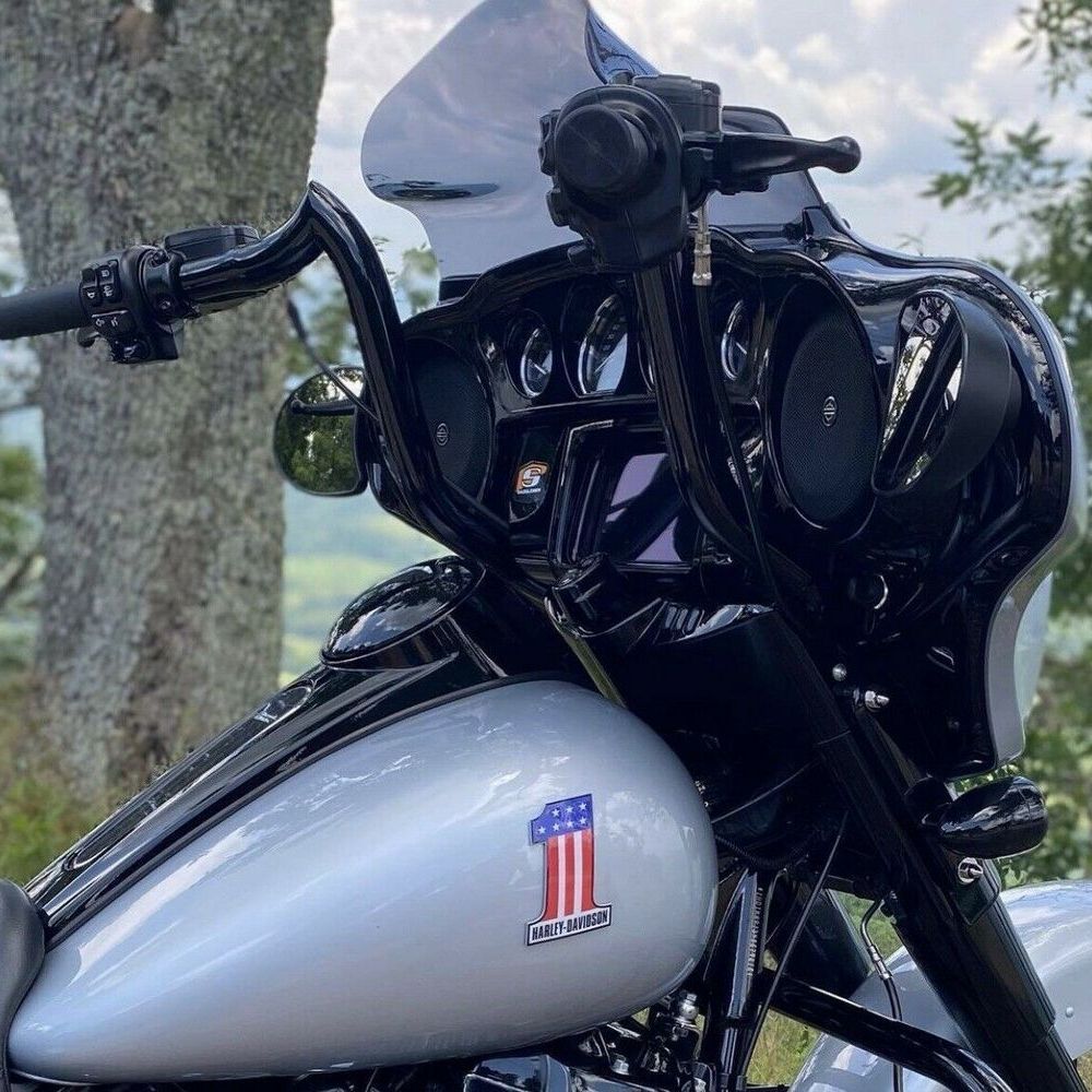 #1 Stars&Stripes color tank emblems for Harley - Image 7