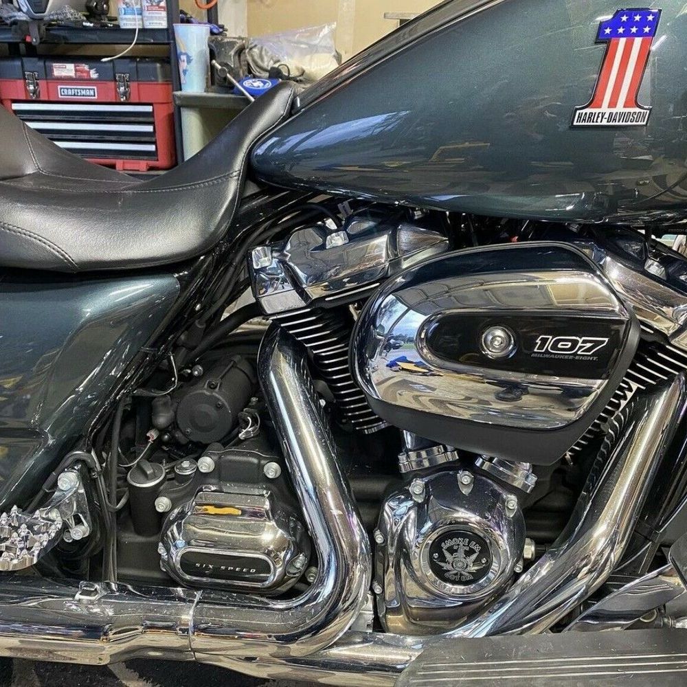 #1 Stars&Stripes color tank emblems for Harley - Image 9