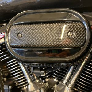 Carbon Ventilator air filter insert for Harley Davidson.