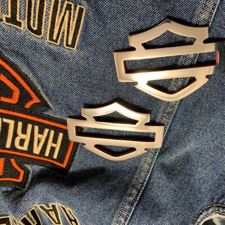Stainless steel tank emblems for Harley - Image 4