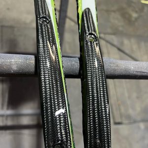 Carbon windshield trims for 2018-2022