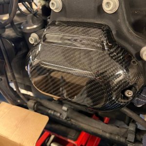 Carbon Fiber Transmission Cover for Harleys M8 Models